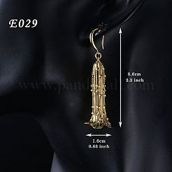 Латунь болтающийся серьги&nbsp;FS-WG66CE5-01