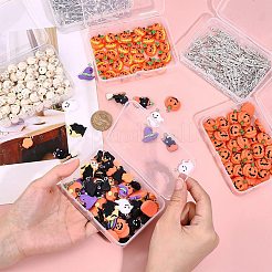 50 шт. полипропиленовые пластиковые контейнеры для шариков с откидной крышкой&nbsp;CON-DR0001-09