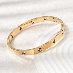 Шарнирные браслеты из нержавеющей стали 304 для женщин&nbsp;BJEW-D408-20G