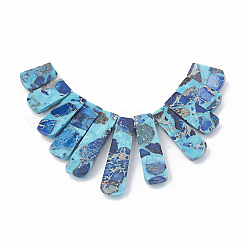 Синтетический драгоценный камень бисер нитей&nbsp;G-S326-003B