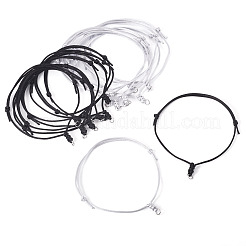 20шт 2 цвета регулируемый нейлоновый шнур для изготовления браслета&nbsp;BJEW-TA00674