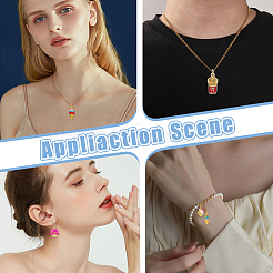 14 шт. 1 стиля подвески из сплава и латуни с эмалью&nbsp;PALLOY-PH01904