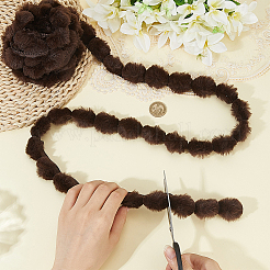 5м полиэстеровая вышивка швейная отделка&nbsp;AJEW-GF0012-30C