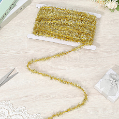 25 ярд полиэстеровой филигранной блестящей мишуры подвесная гирлянда&nbsp;DIY-CY0001-97C