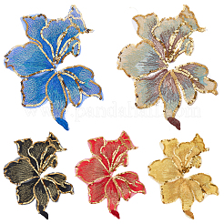 5 шт. 5 цвета компьютеризированная вышивка ткань утюгом / пришить патчи&nbsp;FIND-CY0001-26