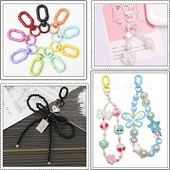 20 шт. двухцветные поворотные застежки из сплава&nbsp;FIND-SC0017-40