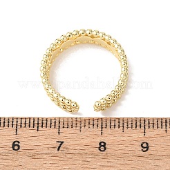 Латунные эмалевые манжеты открытые кольца для женщин&nbsp;RJEW-K264-07G