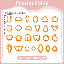 25шт пластиковые Молды&nbsp;DIY-ME0002-42