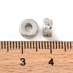 Латунные микропаве из прозрачного кубического циркония&nbsp;KK-S389-16P