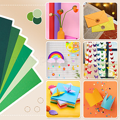 30 шт. 6-цветная крафт-бумага формата А4&nbsp;DIY-TAC0051-004C