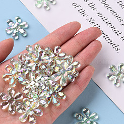 Прозрачные акриловые бусины&nbsp;TACR-S154-35C-327