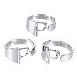 Сплав манжеты кольца пальцев&nbsp;RJEW-S038-195P-P-NR