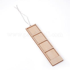 Деревянная мини-подвесная фоторамка для детей&nbsp;DIY-TAC0037-001D