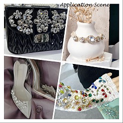 Сердце пришить стразами&nbsp;DIY-E062-04G-05