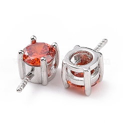 925 штырь из стерлингового серебра с родиевым покрытием&nbsp;STER-D035-47P-04