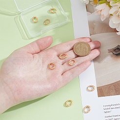 9 шт. латунные пружинные кольца-затворы&nbsp;KK-ME0003-17