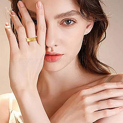 12 шт. 12 стиля 201 нержавеющая сталь рифленые кольца для пальцев&nbsp;RJEW-SC0001-29