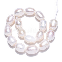 Нити из натурального культивированного пресноводного жемчуга PEAR-N012-07R