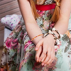 5 цветные стеклянные бусины&nbsp;SEED-YW0002-49A