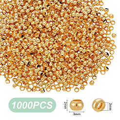 1000шт латунные обжимные бусины&nbsp;KK-UN0004-96