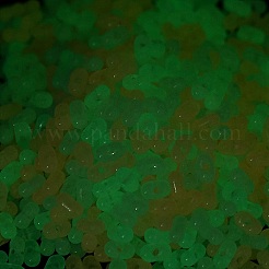 Светящиеся прозрачные акриловые бусины&nbsp;LACR-D009-01H