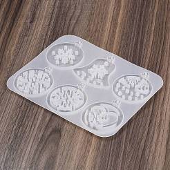 Рождественские силиконовые Молды DIY-K073-51