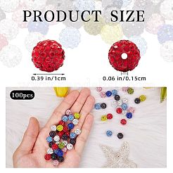 Pave disco бусины RB-SZ0001-09B