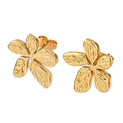 Серьги-гвоздики из нержавеющей стали 304&nbsp;EJEW-P338-02G