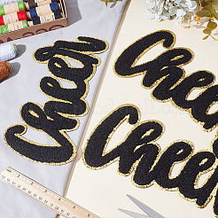 Вышитые нашивки на одежду из синели&nbsp;PATC-WH0816-012