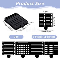 Шаблон для пластиковой записки&nbsp;AJEW-WH0248-892