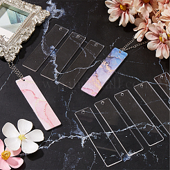 Подвески из прозрачных акриловых дисков&nbsp;TACR-SC0001-38A