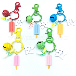 40 шт. 5 цвета непрозрачные подвески из смолы&nbsp;RESI-CJ0002-99