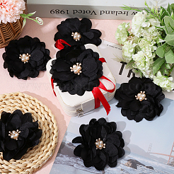 Полиэстер и сплав и акрил и АБС цветочные украшения аксессуары&nbsp;DIY-WH0588-78C