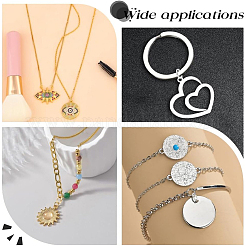 160 шт. 2-х цветные латунные разъемные кольца&nbsp;KK-BBC0023-08A