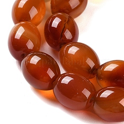 Натуральный красный агат бисер нитей&nbsp;G-NH0019-C02-01