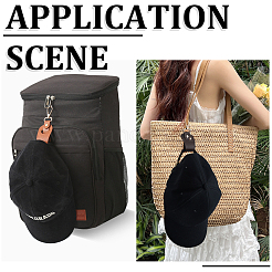 4 шт. 2-х цветные зажимы для шляп из искусственной кожи&nbsp;FIND-GF0008-14D