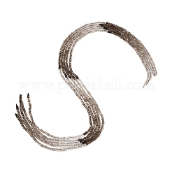 Природный дымчатый кварц нитей бисера G-L634-D09-2.5x2.5mm