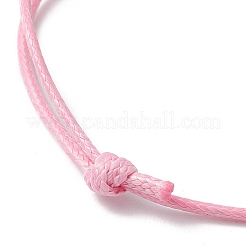 6шт 6 цвета регулируемый вощеный полиэстеровый шнур для изготовления браслета&nbsp;AJEW-JB01318-02