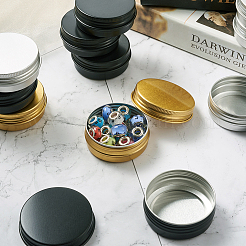 Круглые алюминиевые жестяные банки&nbsp;CON-BT0001-01