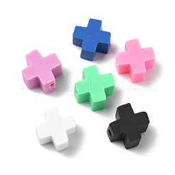 200шт 6 цвета бусины из полимерной глины ручной работы&nbsp;CLAY-CJ0002-05