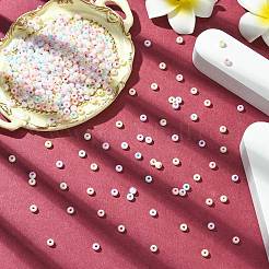 1280 шт. 8-х цветные непрозрачные стеклянные бусины&nbsp;SEED-CJ0001-24