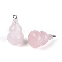 Природного розового кварца подвески&nbsp;G-T144-73I