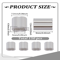 150 шт. din6063 алюминиевые слайдеры-брелки&nbsp;ALUM-LP0001-01