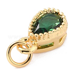 Настоящие 18-каратные позолоченные подвески из латуни с инкрустацией из кубического циркония&nbsp;ZIRC-L100-077G