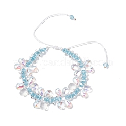 Имитация австрийских хрустальных биконусных бусин&nbsp;BJEW-MZ00177-02