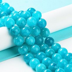 Окрашенные природные малайзии нефрита бисер нитей&nbsp;G-G021-02C-02