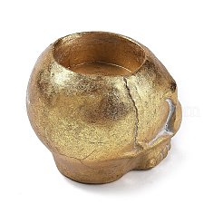 Подсвечники из смолы с черепом на хэллоуин&nbsp;DJEW-R009-02