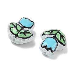 Прозрачные стеклянные эмалевые бусины&nbsp;LAMP-C023-01A