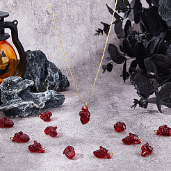 12шт подвески из прозрачной смолы&nbsp;RESI-DC0001-49