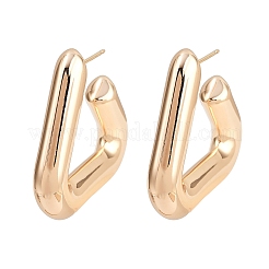 Латунь серьги&nbsp;EJEW-H168-14C-G